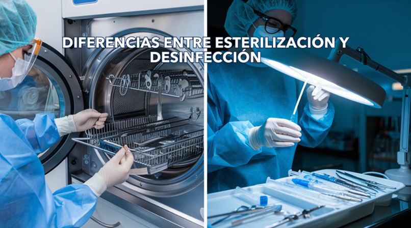 Diferencias entre esterilización y desinfección