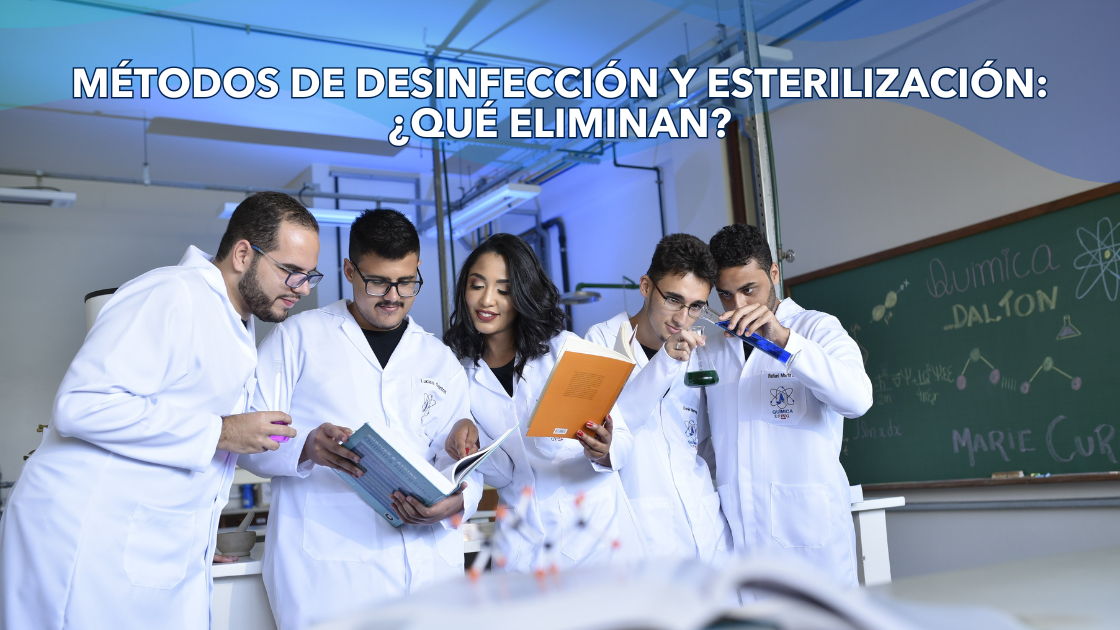 Que eliminan los métodos de desinfección